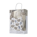 Coperta POFFY DUO 90x75cm, con cuscino animale 45x30cm BEIGE /confezione/